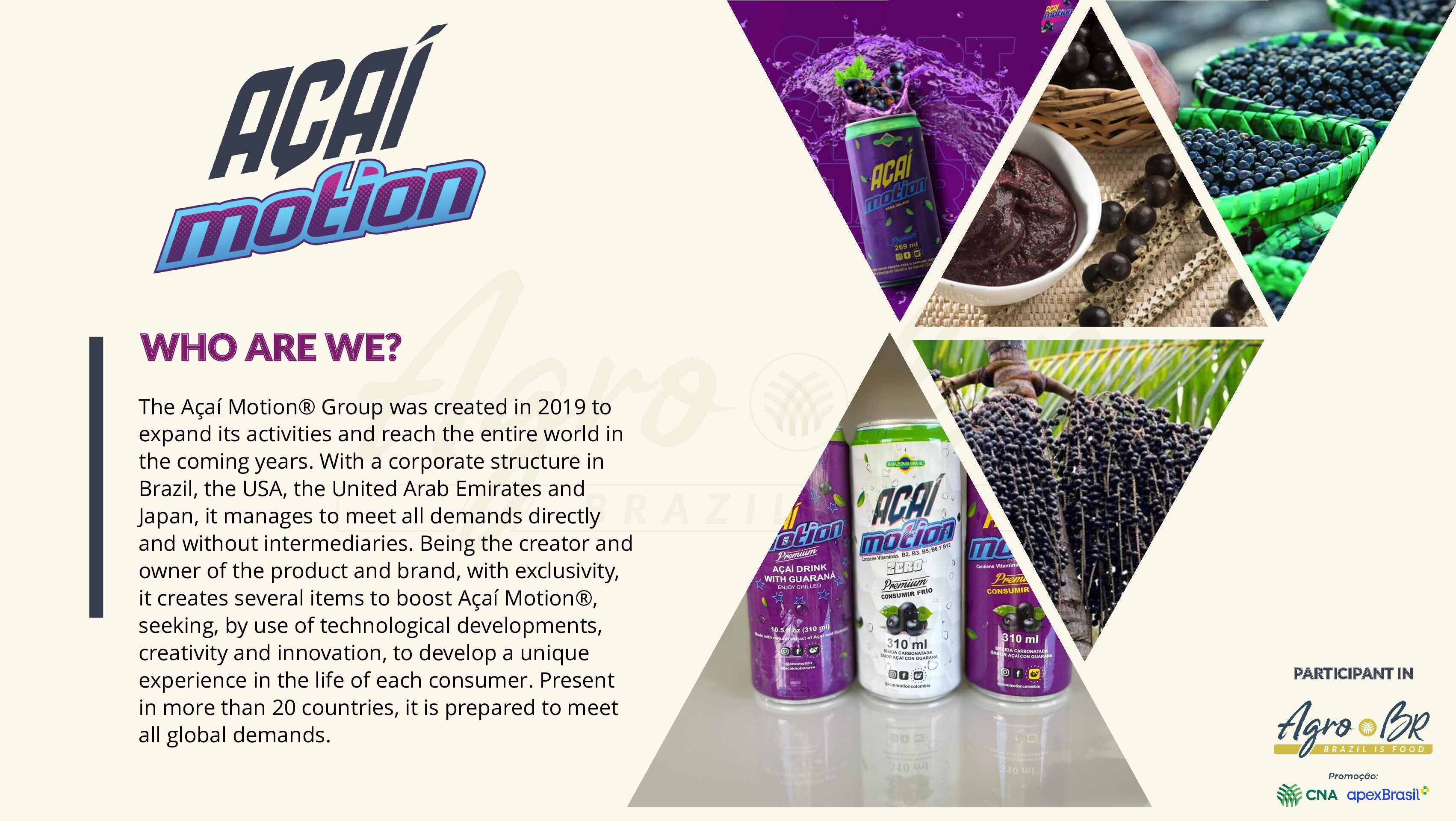 PRESENTATION AGRO BR – AÇAÍ MOTION – ENGLISH