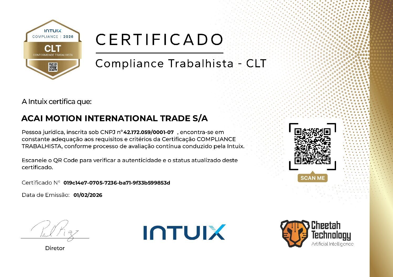 CERTIFICADO CLT