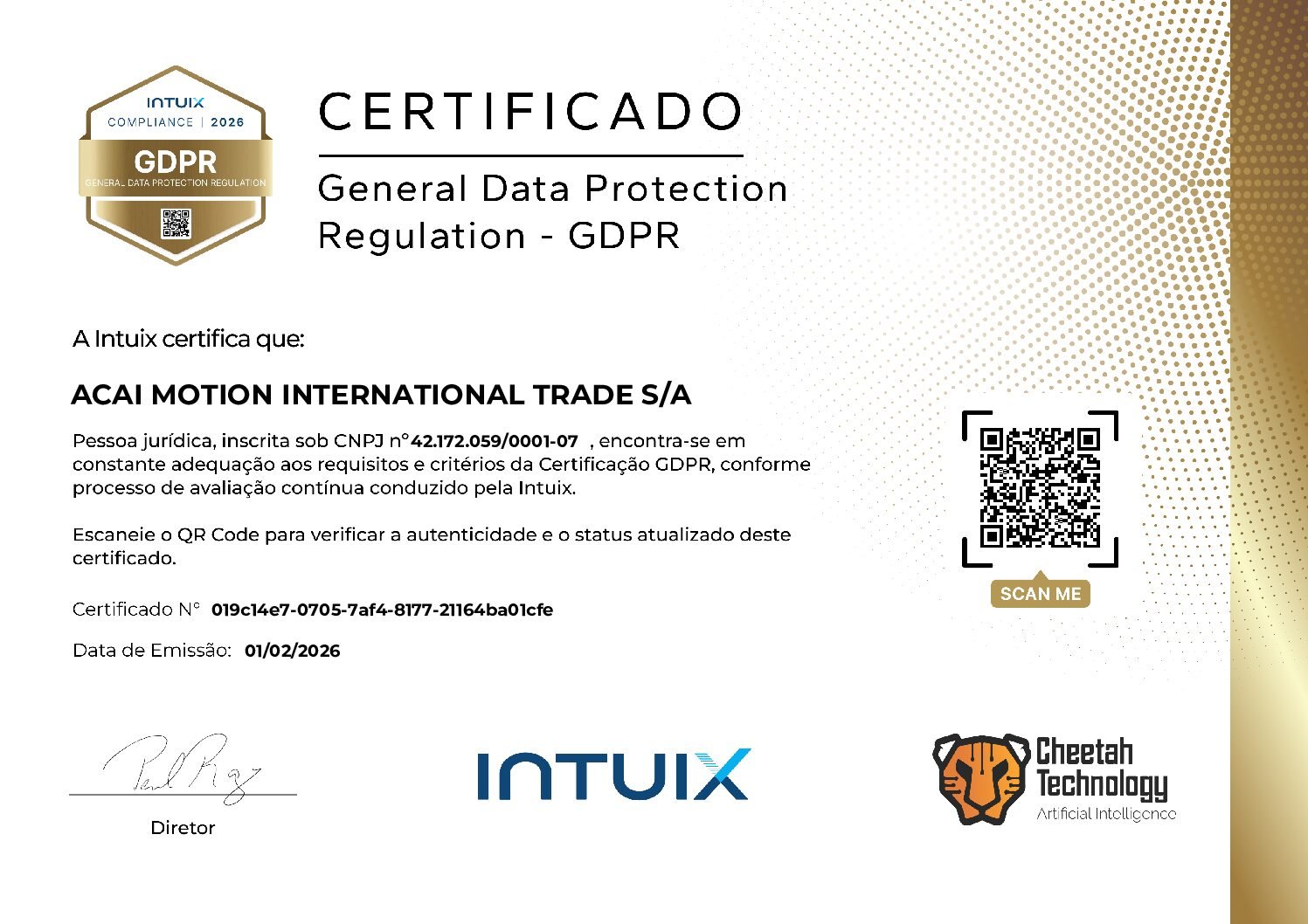 CERTIFICADO GDPR